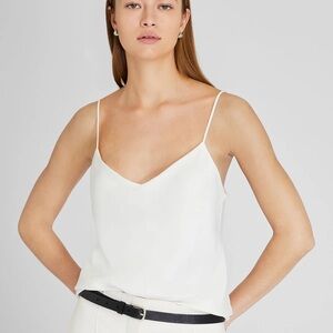 Club Monaco cream satin camisole, size Large